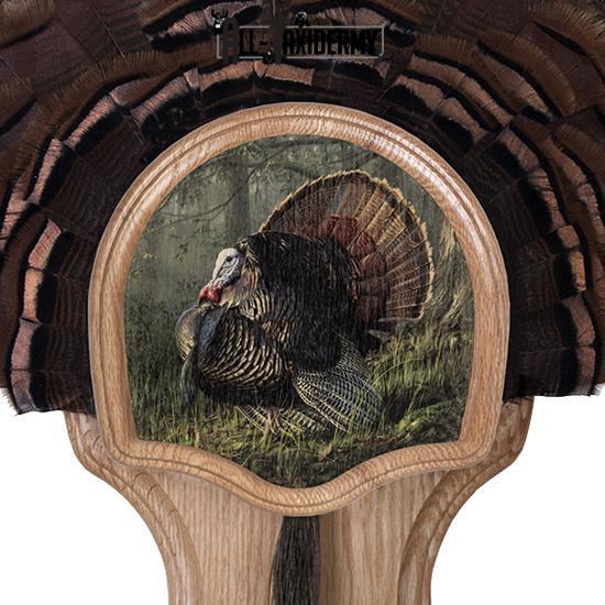 SKU 0108 Deluxe Turkey Display Plaque Kit, Oak King of Spring - Image 2