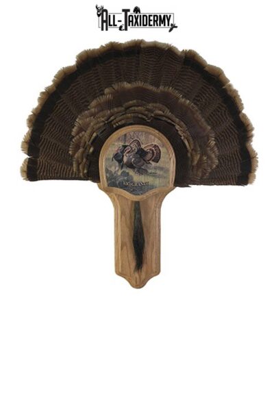 SKU 0104 Deluxe Turkey Display Plaque Kit, Oak Rio Grande