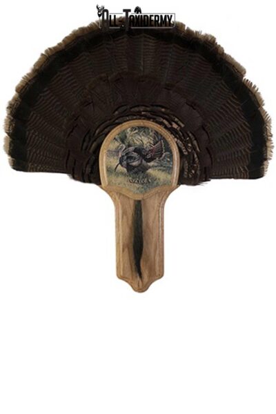SKU 0106 Deluxe Turkey Display Plaque Kit, Oak Osceola