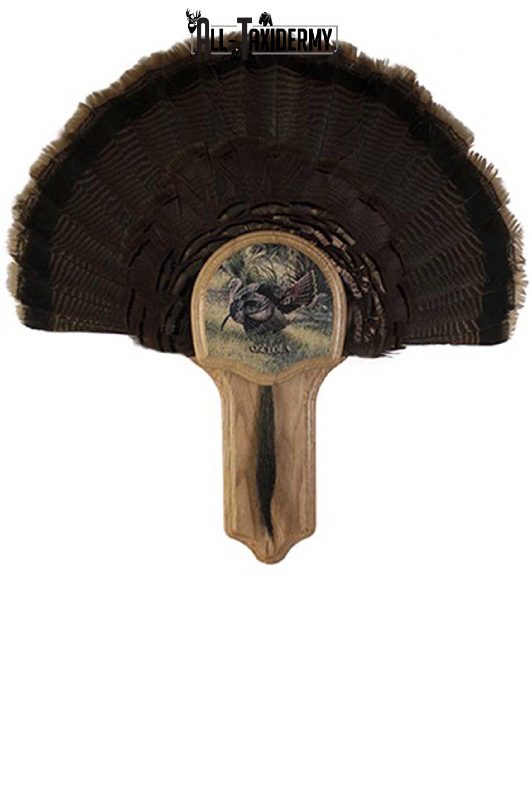 SKU 0106 Deluxe Turkey Display Plaque Kit, Oak Osceola