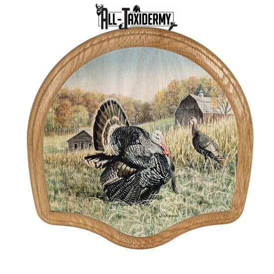 SKU 0101 Deluxe Turkey Display Plaque Kit, Oak On Display - Image 2