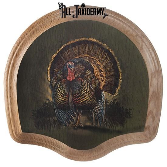SKU 0107 Deluxe Turkey Display Plaque Kit, Oak Drumsticks - Image 2