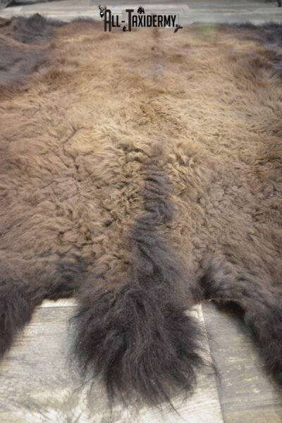 Doormat bison, Large, Natural