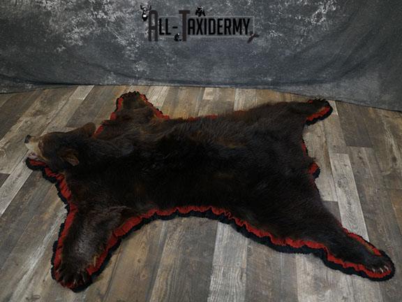 Black bear taxidermy rug SKU 2233 - Image 8