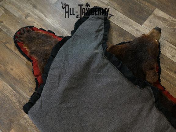 Black bear taxidermy rug SKU 2233 - Image 5