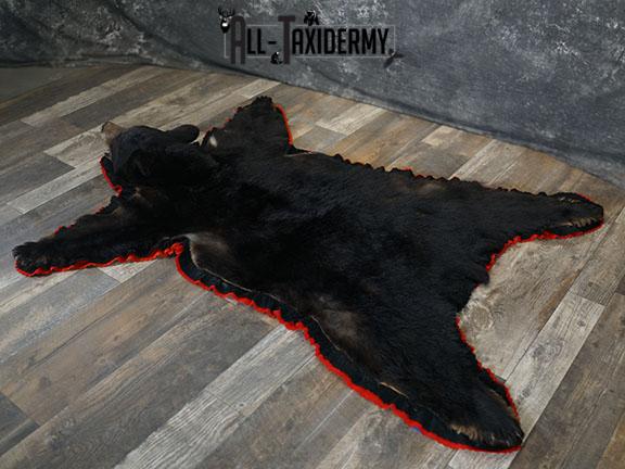 Black bear taxidermy rug SKU 2235 - Image 7