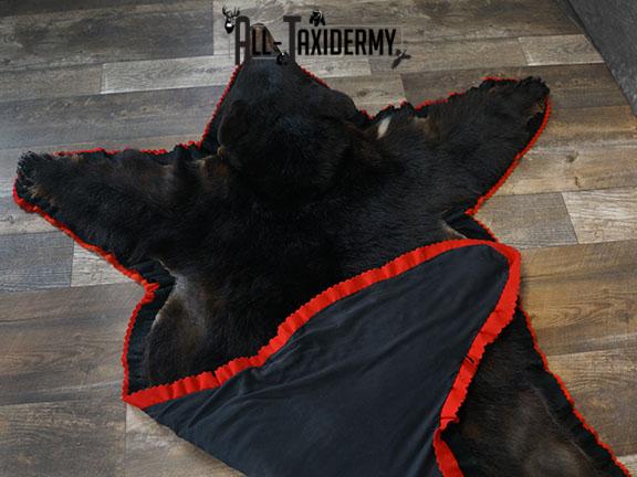 Black bear taxidermy rug SKU 2235 - Image 4