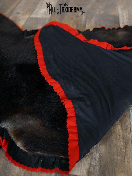 Black bear taxidermy rug SKU 2235 - Image 3