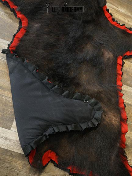 Black bear taxidermy rug SKU 2268 - Image 2