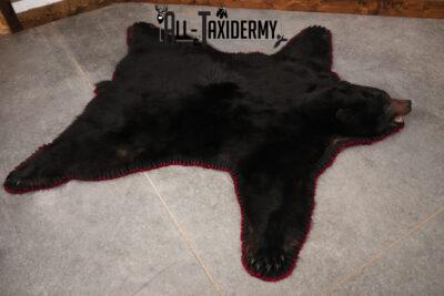 Black Bear Taxidermy Rug SKU 2617