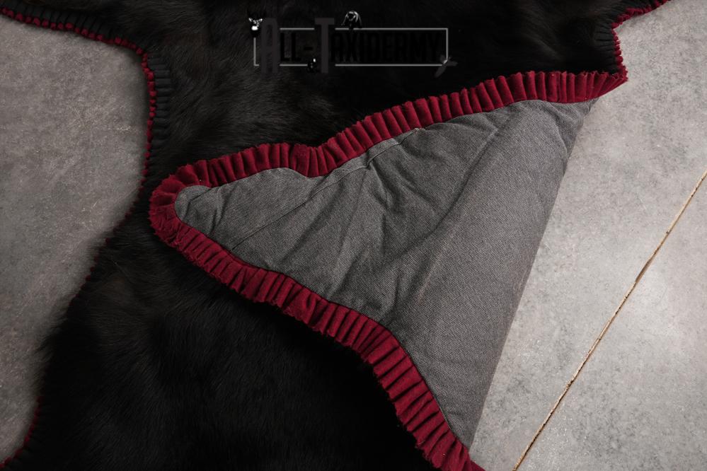 Black Bear Taxidermy Rug SKU 2617 - Image 2