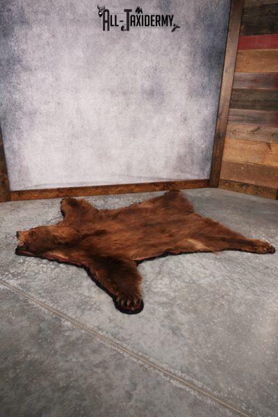 XXL Brown Black Bear Rug SKU 3163