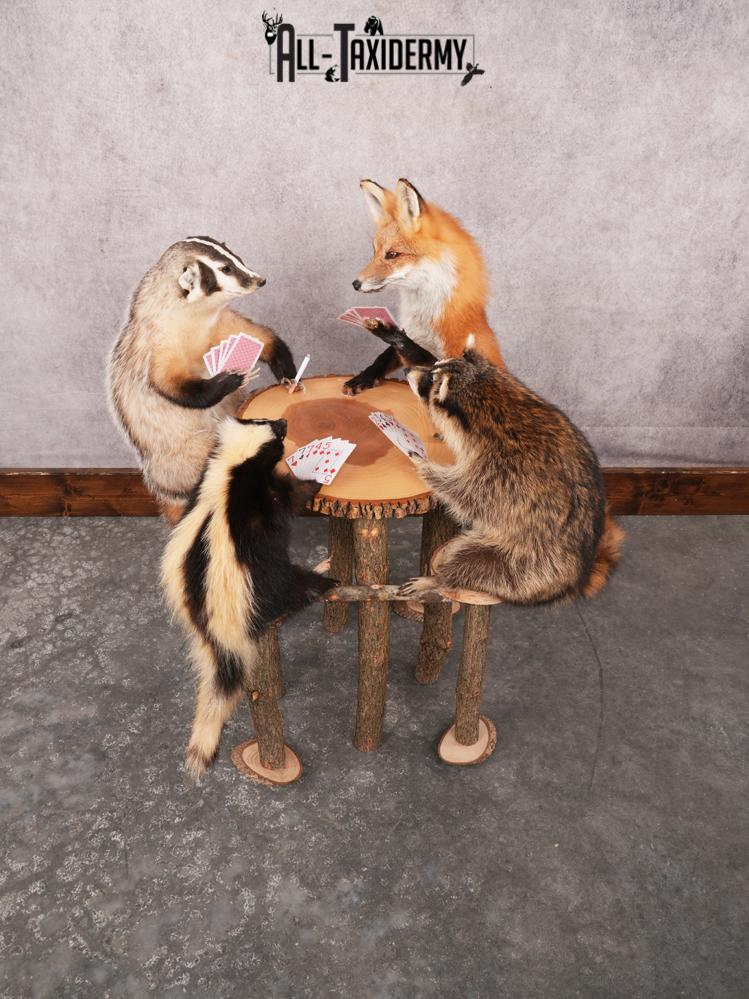 4 Animals Playing Poker SKU 3438