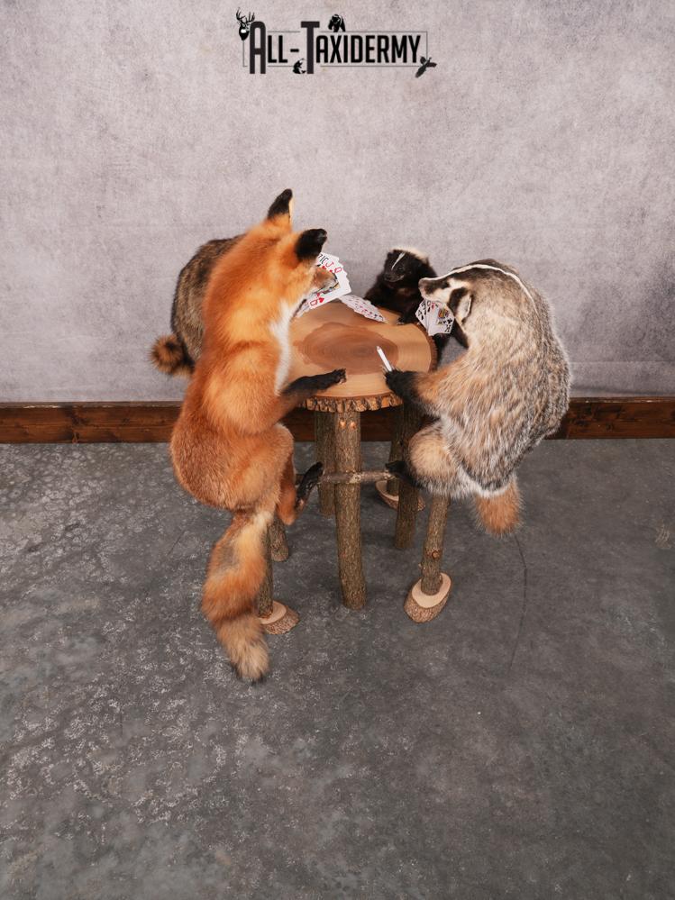 4 Animals Playing Poker SKU 3438 - Image 13