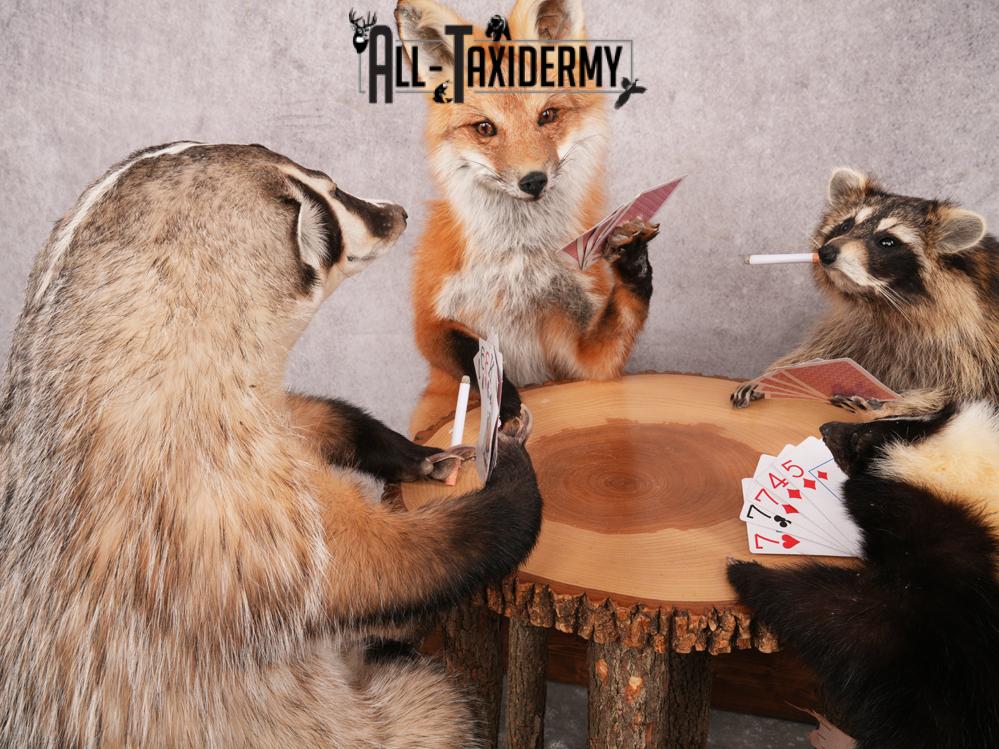 4 Animals Playing Poker SKU 3438 - Image 7